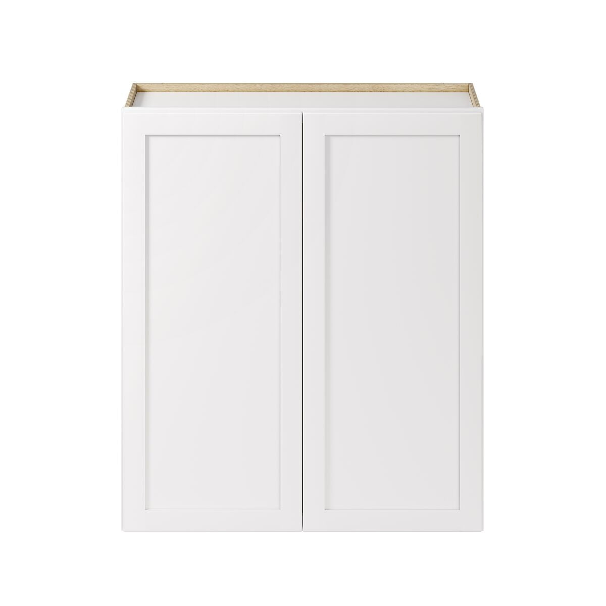 Whalen CLICK-IT Enfield 36-in W x 42-in H x 12-in D Classic White Birch Wall Ready To Assemble Plywood Cabinet (Raised Panel Shaker Door Style)