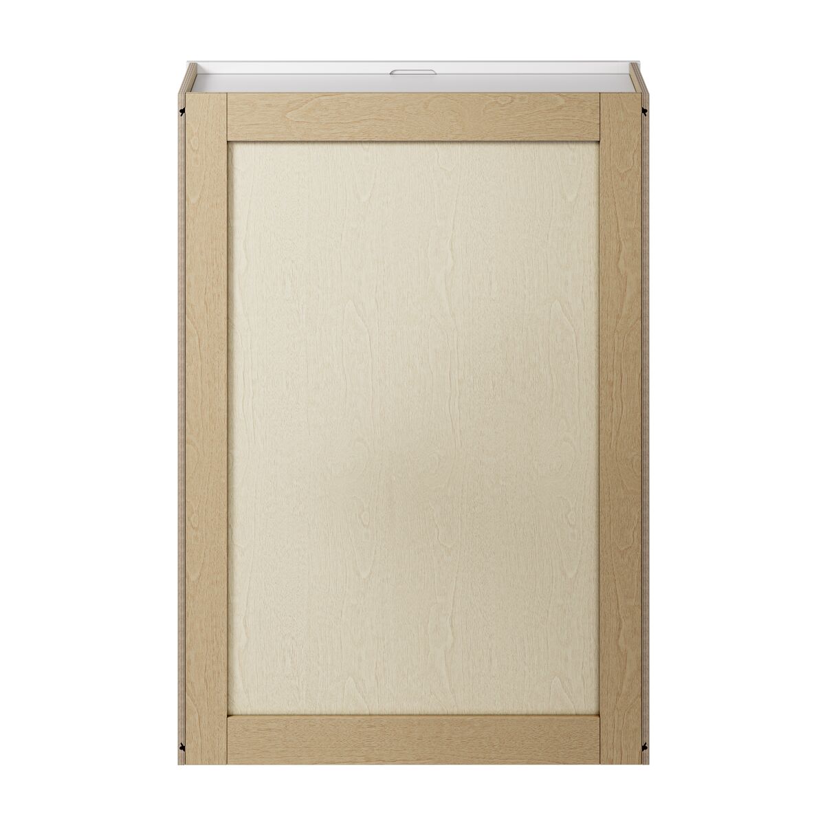 Whalen CLICK-IT Enfield 30-in W x 42-in H x 12-in D Classic White Birch Wall Ready To Assemble Plywood Cabinet (Raised Panel Shaker Door Style)