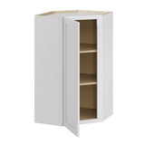 Whalen CLICK-IT Enfield 24-in W x 42-in H x 24-in D Classic White Birch Diagonal Corner Wall Ready To Assemble Plywood Cabinet (Raised Panel Shaker Style)