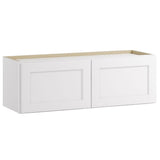 Whalen CLICK-IT Enfield 36-in W x 12-in H x 12-in D Classic White Birch Wall Ready To Assemble Plywood Cabinet (Raised Panel Shaker Door Style)