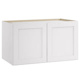 Whalen CLICK-IT Enfield 30-in W x 18-in H x 24-in D Classic White Birch Wall Ready To Assemble Plywood Cabinet (Raised Panel Shaker Door Style)