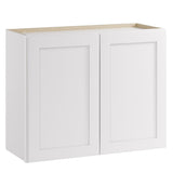 Whalen CLICK-IT Enfield 30-in W x 24-in H x 12-in D Classic White Birch Wall Ready To Assemble Plywood Cabinet (Raised Panel Shaker Door Style)