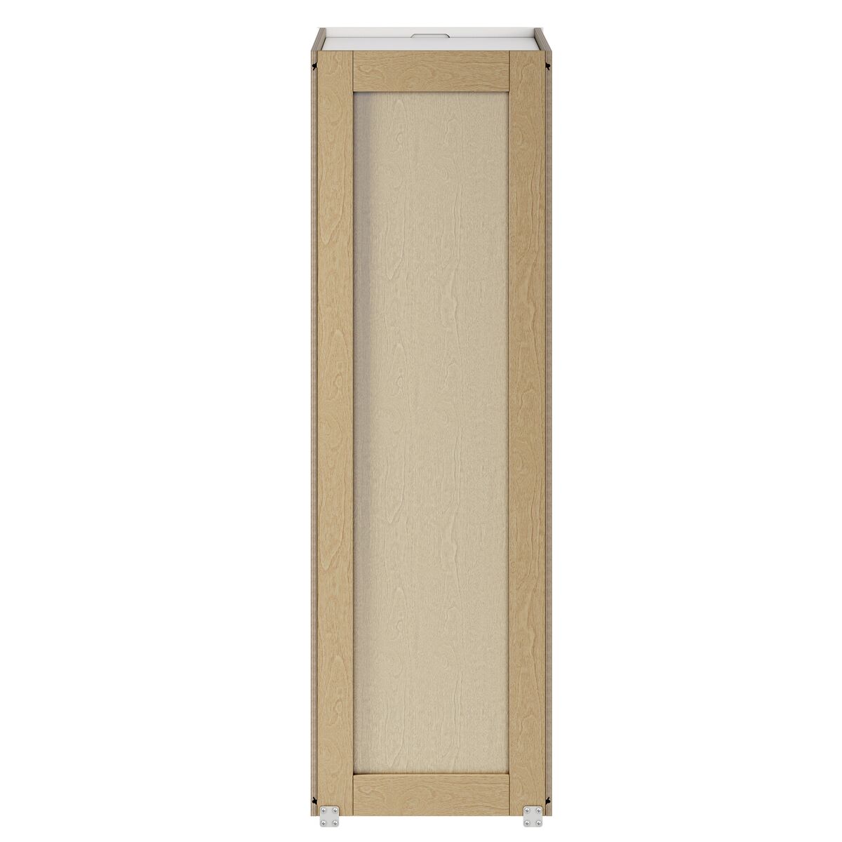 Whalen CLICK-IT Enfield 18-in W x 55.5-in H x 24-in D Classic White Birch Pantry Ready To Assemble Plywood Cabinet (Raised Panel Shaker Door Style)