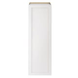 Whalen CLICK-IT Enfield 18-in W x 55.5-in H x 24-in D Classic White Birch Pantry Ready To Assemble Plywood Cabinet (Raised Panel Shaker Door Style)