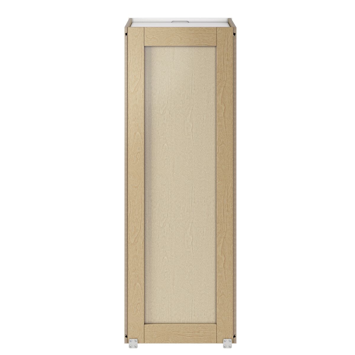 Whalen CLICK-IT Enfield 18-in W x 49.5-in H x 24-in D Classic White Birch Pantry Ready To Assemble Plywood Cabinet (Raised Panel Shaker Door Style)