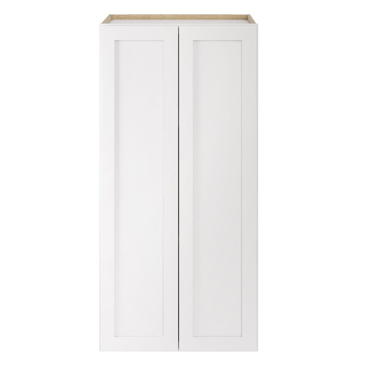 Whalen CLICK-IT Enfield 24-in W x 49.5-in H x 24-in D Classic White Birch Pantry Ready To Assemble Plywood Cabinet (Raised Panel Shaker Door Style)