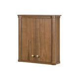 allen + roth Rian 22-in x 24-in x 7-in Walnut Soft Close Bathroom Wall Cabinet