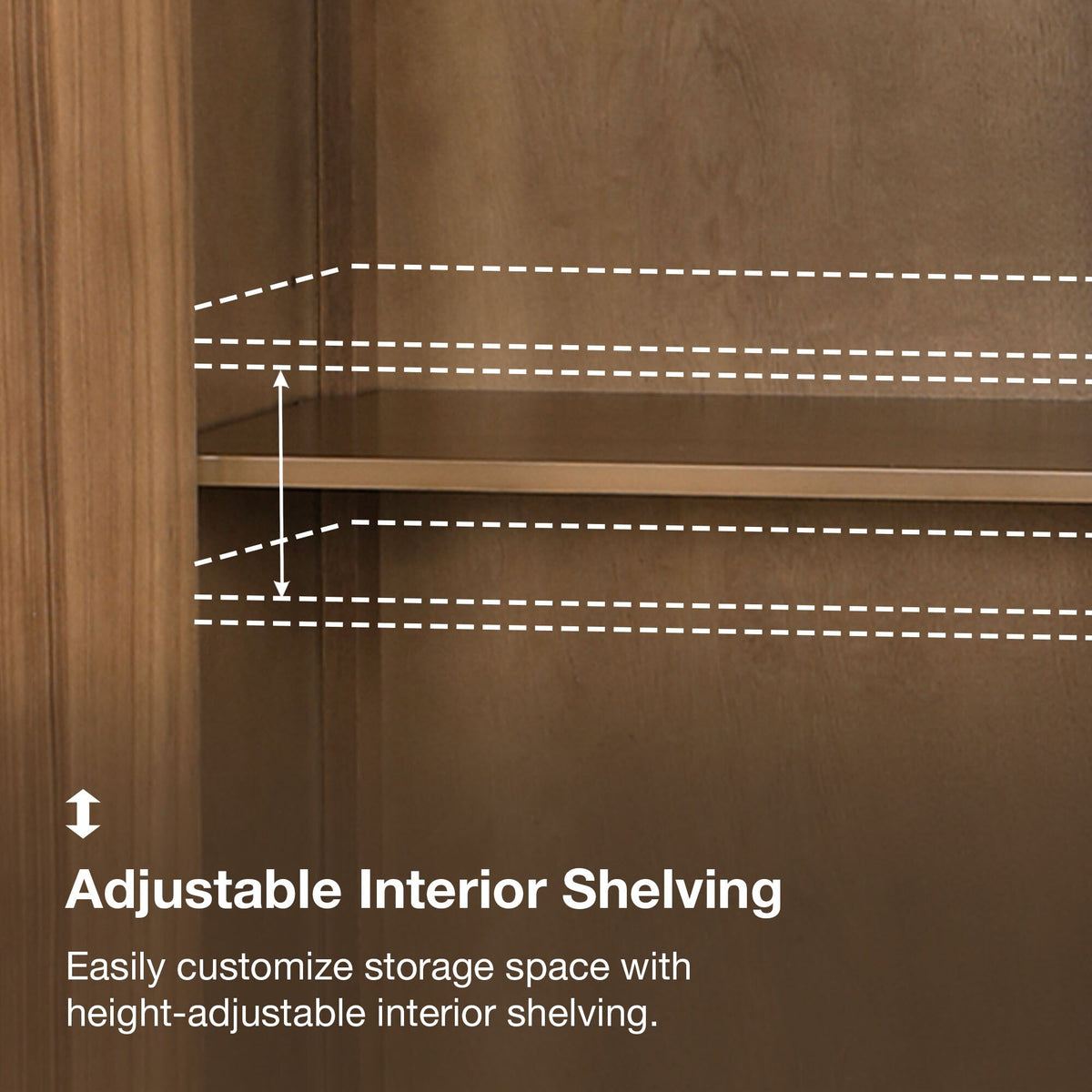 allen + roth Rian 22-in x 24-in x 7-in Walnut Soft Close Bathroom Wall Cabinet