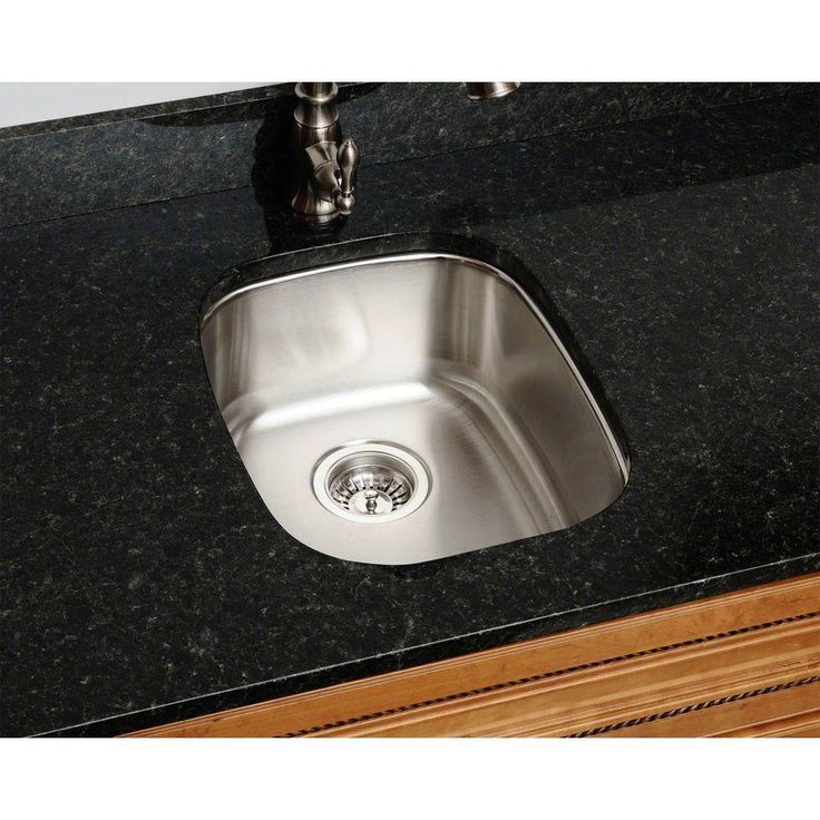 Undermount Stainless Steel 15 in. Single Bowl Bar Sink
