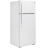 GE 17.5 cu. ft. Top Freezer Refrigerator in White, GTS18HGNRWW