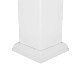 Deckorators 4-in x 4-in White Composite Deck Post Base Trim