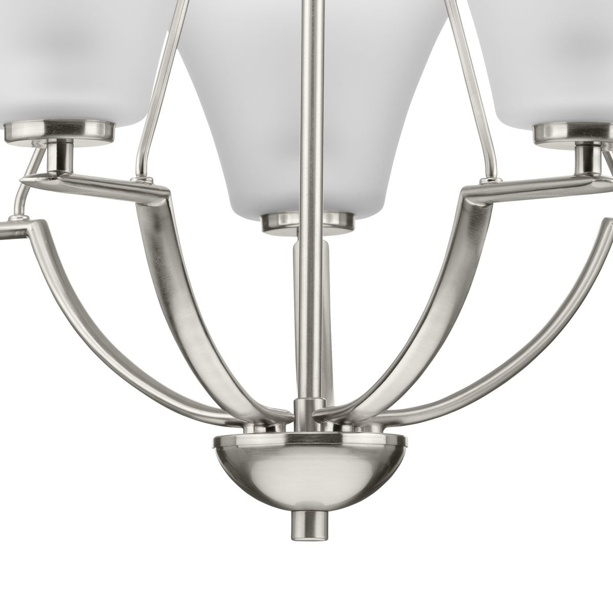 Progress Lighting Bravo 5-Light Brushed Nickel Transitional Chandelier