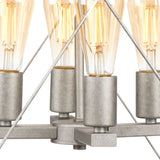 Progress Lighting Briarwood 4-Light Gray Farmhouse Chandelier