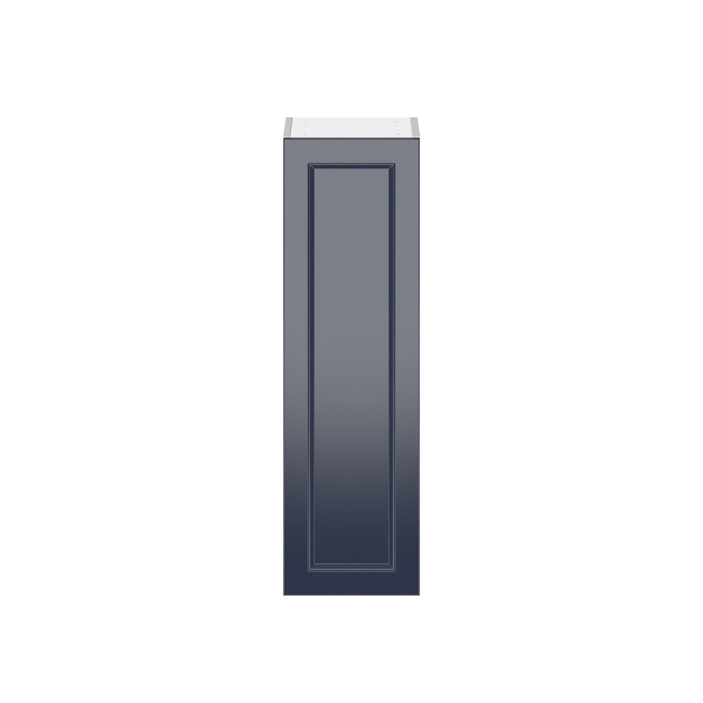 Hugo&Borg Lorette 12-in W x 40-in H x 14-in D Navy Blue Wall Fully Assembled Cabinet (Recessed Panel Shaker Door Style)