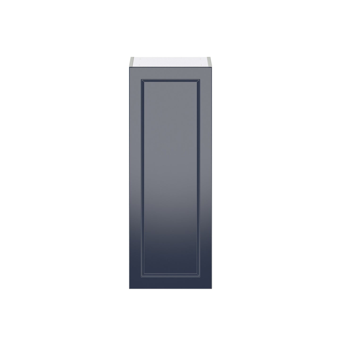 Hugo&Borg Lorette 15-in W x 40-in H x 14-in D Navy Blue Wall Fully Assembled Cabinet (Recessed Panel Shaker Door Style)