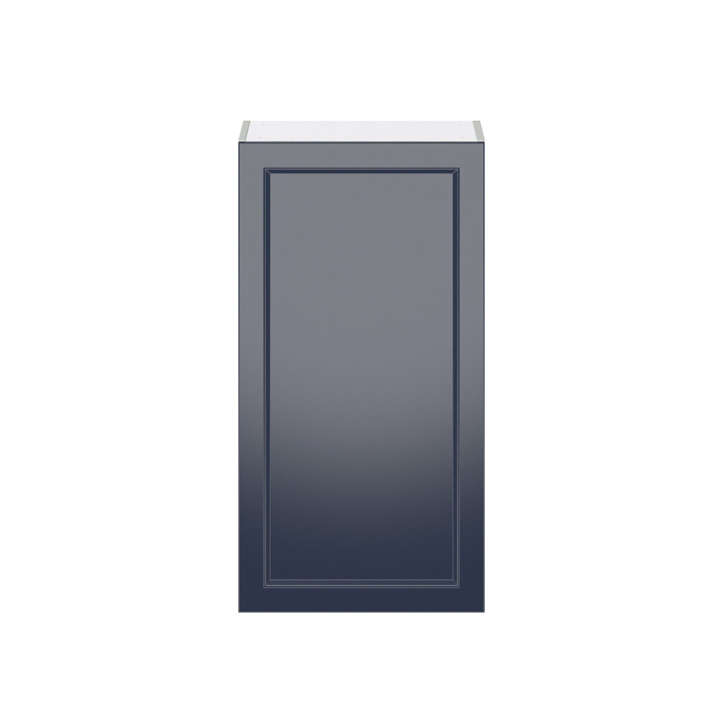 Hugo&Borg Lorette 21-in W x 40-in H x 14-in D Navy Blue Wall Fully Assembled Cabinet (Recessed Panel Shaker Door Style)