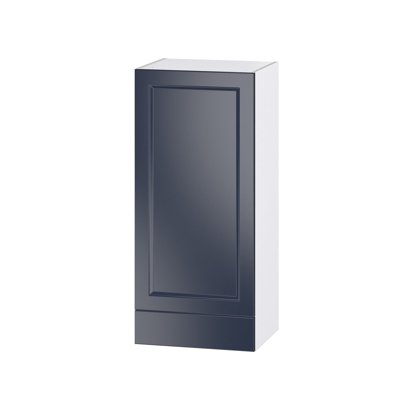 Hugo&Borg Lorette 18-in W x 40-in H x 14-in D Navy Blue 1-Drawer Wall Fully Assembled Cabinet (Recessed Panel Shaker Style)