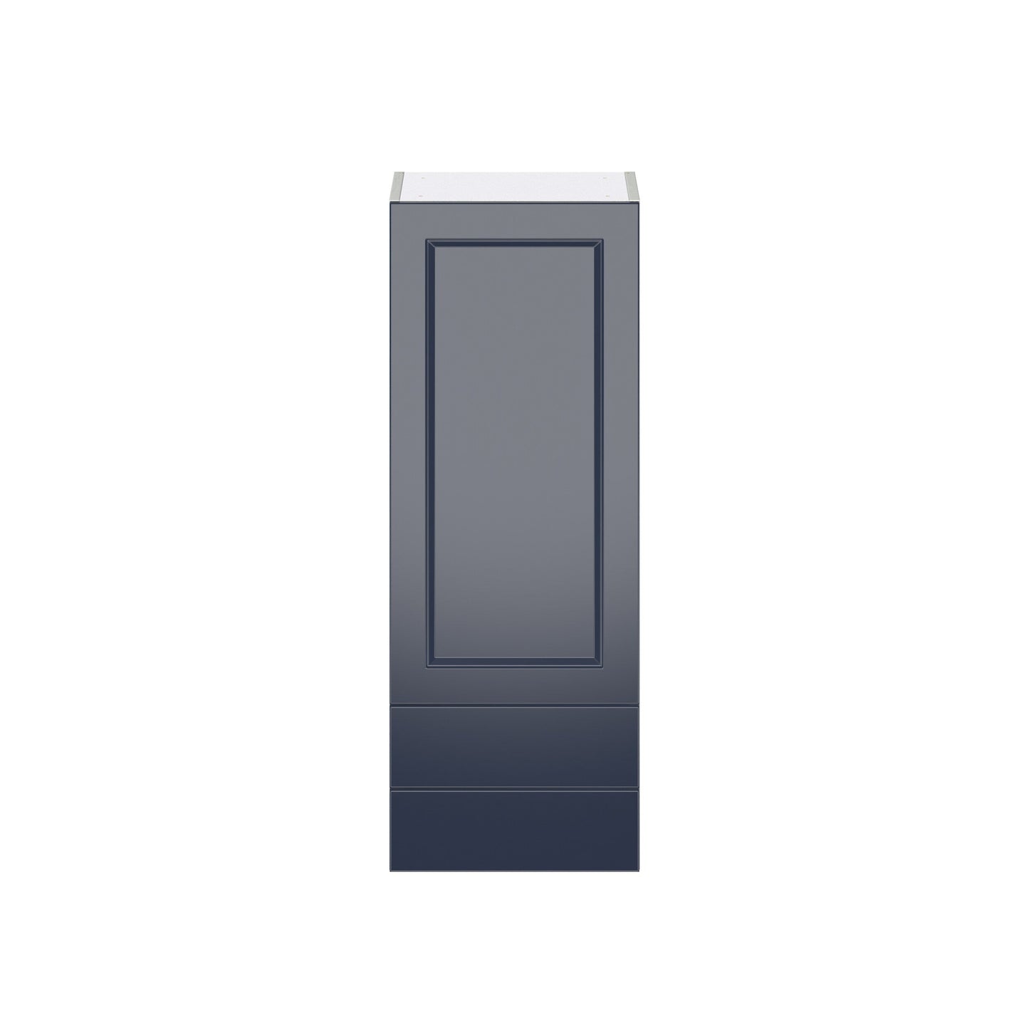 Hugo&Borg Lorette 15-in W x 40-in H x 14-in D Navy Blue 2-Drawers Wall Fully Assembled Cabinet (Recessed Panel Shaker Style)