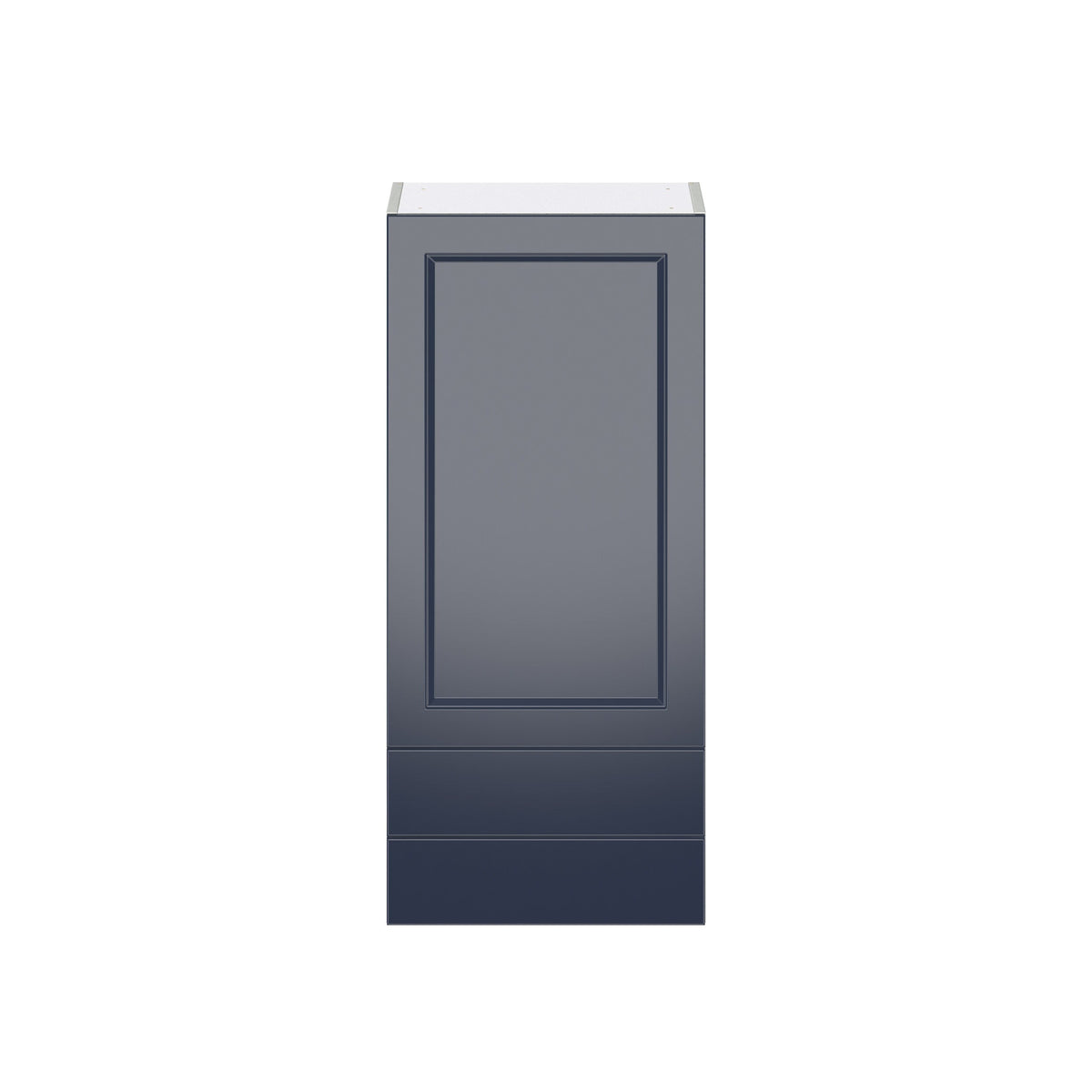 Hugo&Borg Lorette 18-in W x 40-in H x 14-in D Navy Blue 2-Drawers Wall Fully Assembled Cabinet (Recessed Panel Shaker Style)