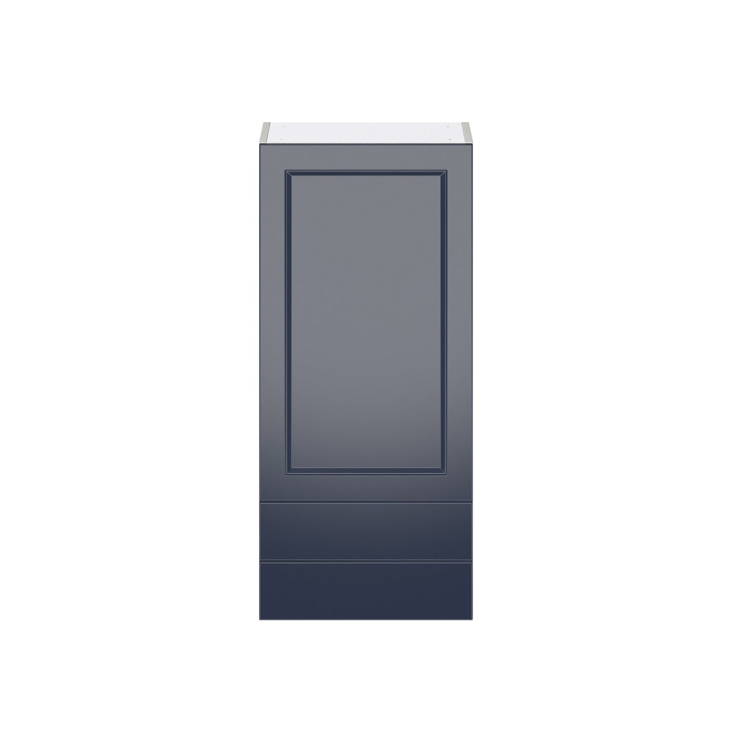Hugo&Borg Lorette 18-in W x 40-in H x 14-in D Navy Blue 2-Drawers Wall Fully Assembled Cabinet (Recessed Panel Shaker Style)