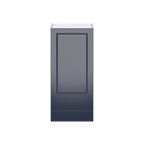 Hugo&Borg Lorette 18-in W x 40-in H x 14-in D Navy Blue 2-Drawers Wall Fully Assembled Cabinet (Recessed Panel Shaker Style)