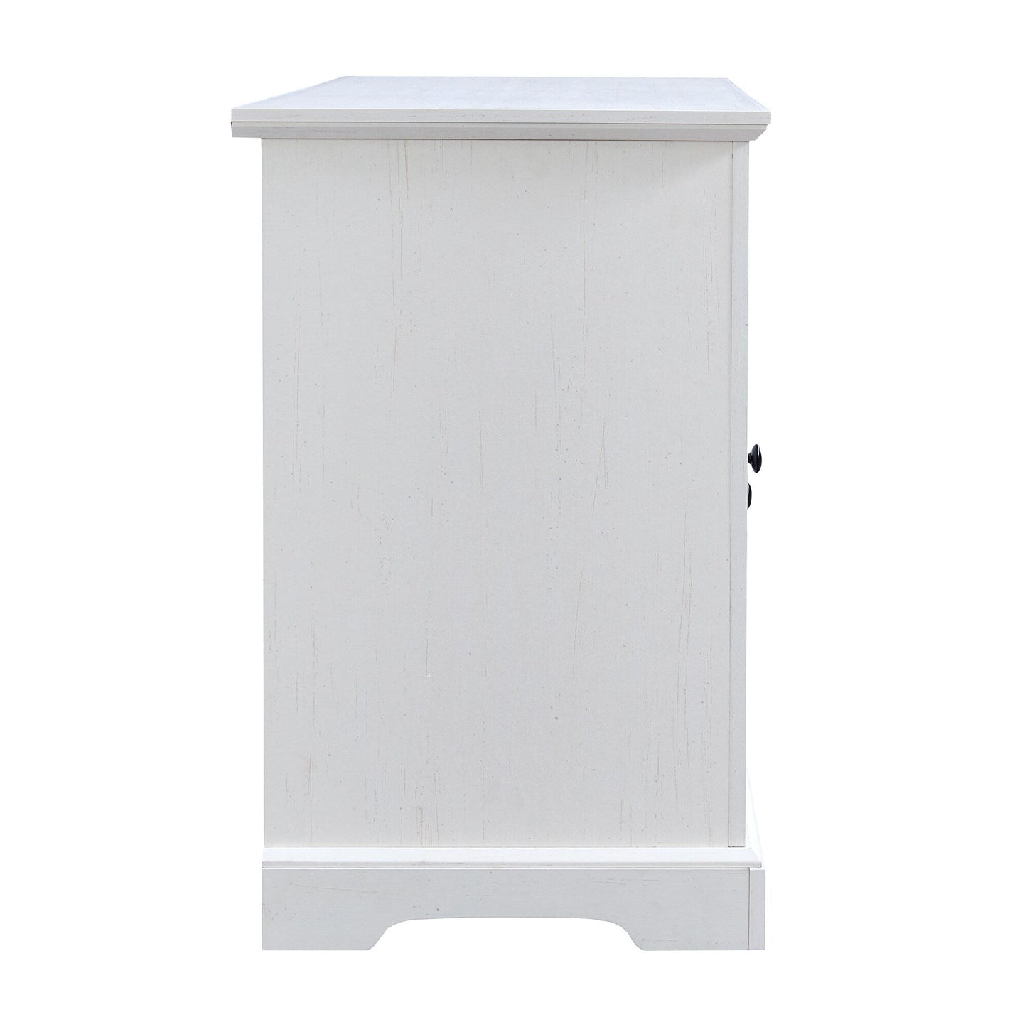GZMR Modern/Contemporary White Tv Cabinet (Accommodates TVs up to 65-in)