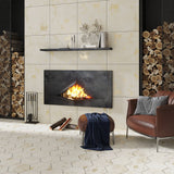 Apollo Tile Aureate Light Beige 9-in x 11-in Natural Porcelain Stone Look Floor and Wall Tile (10.56-sq. ft/ Carton)