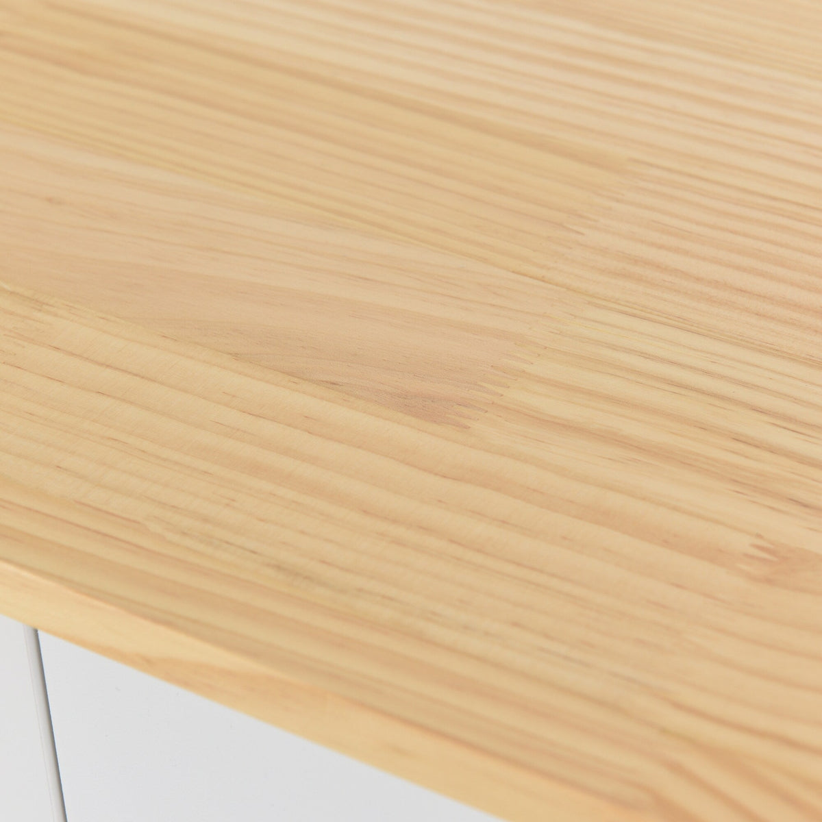 CESICIA White Wood Base with Wood Top Rolling Kitchen Island (17.71-in x 52.7-in x 36.81-in)