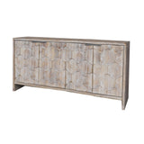 Clihome Natural Wood Wash Accent Chest