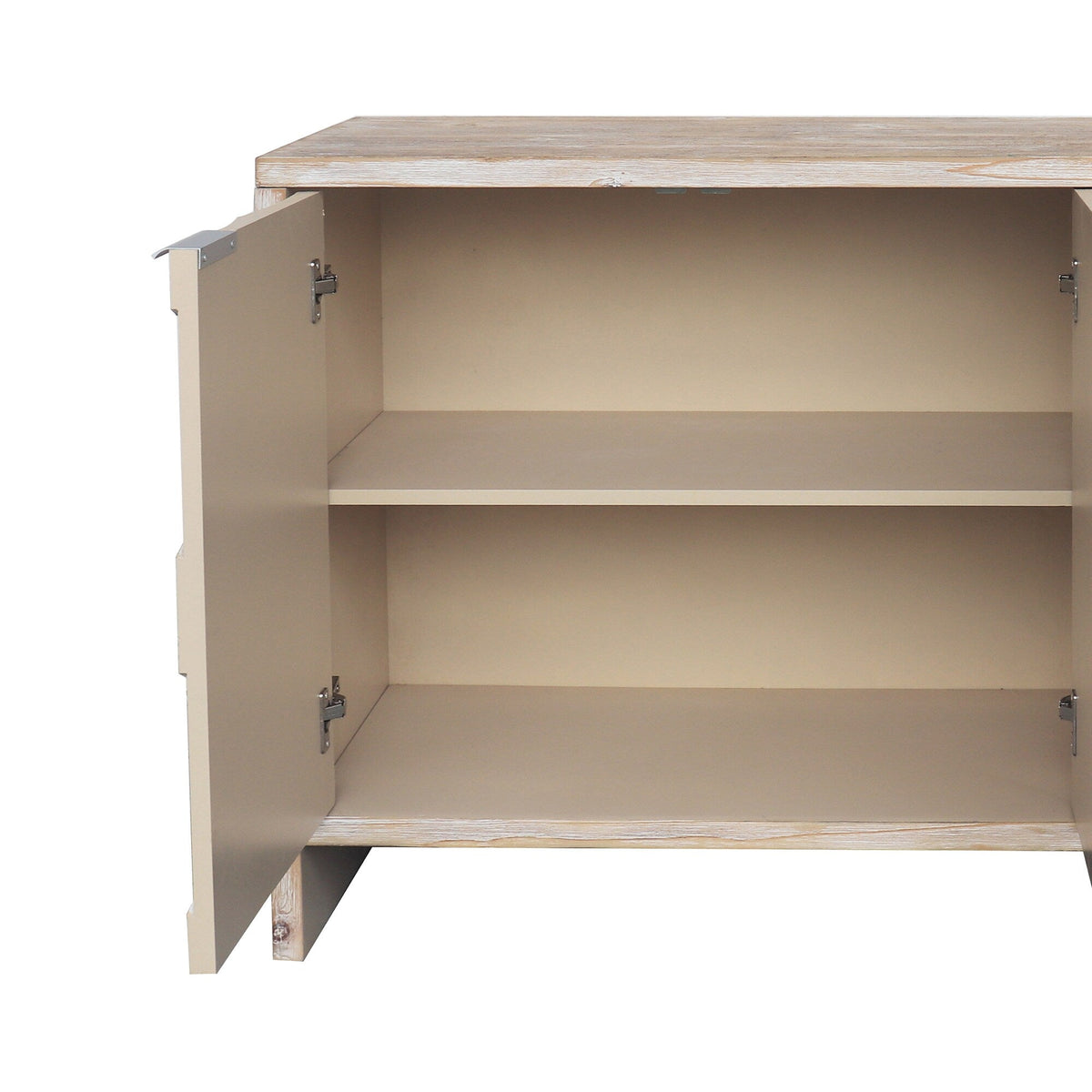 Clihome Natural Wood Wash Accent Chest