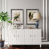 Clihome White Washed Accent Chest
