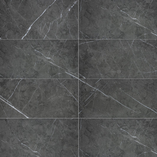 The Tile Life Pent House Charming Amber 12-in x 24-in Polished Porcelain Marble look Floor and Wall Tile product image