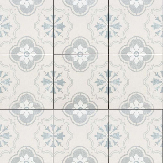 The Tile Life Oheka Bridgeham 6-in x 6-in Matte Porcelain Encaustic Floor and Wall Tile product image