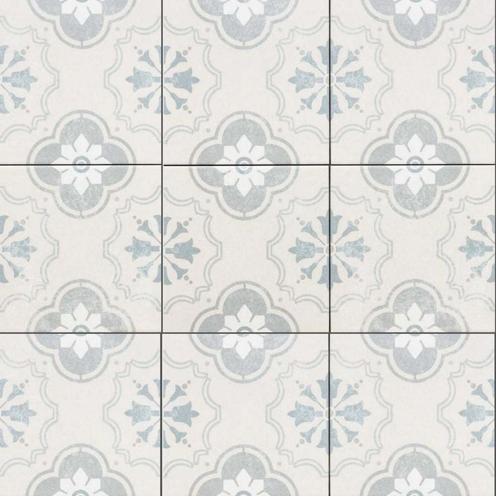 The Tile Life Oheka Bridgeham 6-in x 6-in Matte Porcelain Encaustic Floor and Wall Tile product image