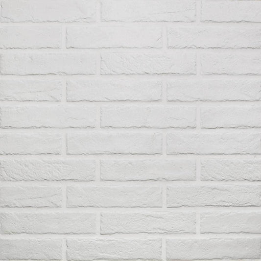 The Tile Life Brick City White 2-in x 10-in Matte Porcelain Brick look Floor and Wall Tile product image