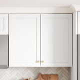 Whalen CLICK-IT Enfield 36-in W x 30-in H x 12-in D Classic White Birch Wall Ready To Assemble Plywood Cabinet (Raised Panel Shaker Door Style)