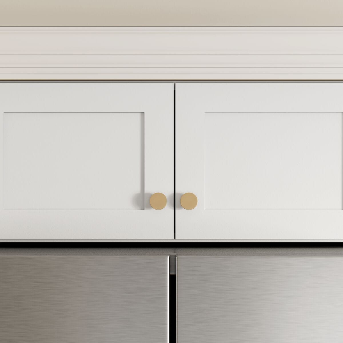 Whalen CLICK-IT Enfield 30-in W x 12-in H x 12-in D Classic White Birch Wall Ready To Assemble Plywood Cabinet (Raised Panel Shaker Door Style)