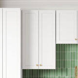 Whalen CLICK-IT Enfield 24-in W x 55.5-in H x 24-in D Classic White Birch Pantry Ready To Assemble Plywood Cabinet (Raised Panel Shaker Door Style)