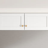Whalen CLICK-IT Enfield 36-in W x 12-in H x 12-in D Classic White Birch Wall Ready To Assemble Plywood Cabinet (Raised Panel Shaker Door Style)