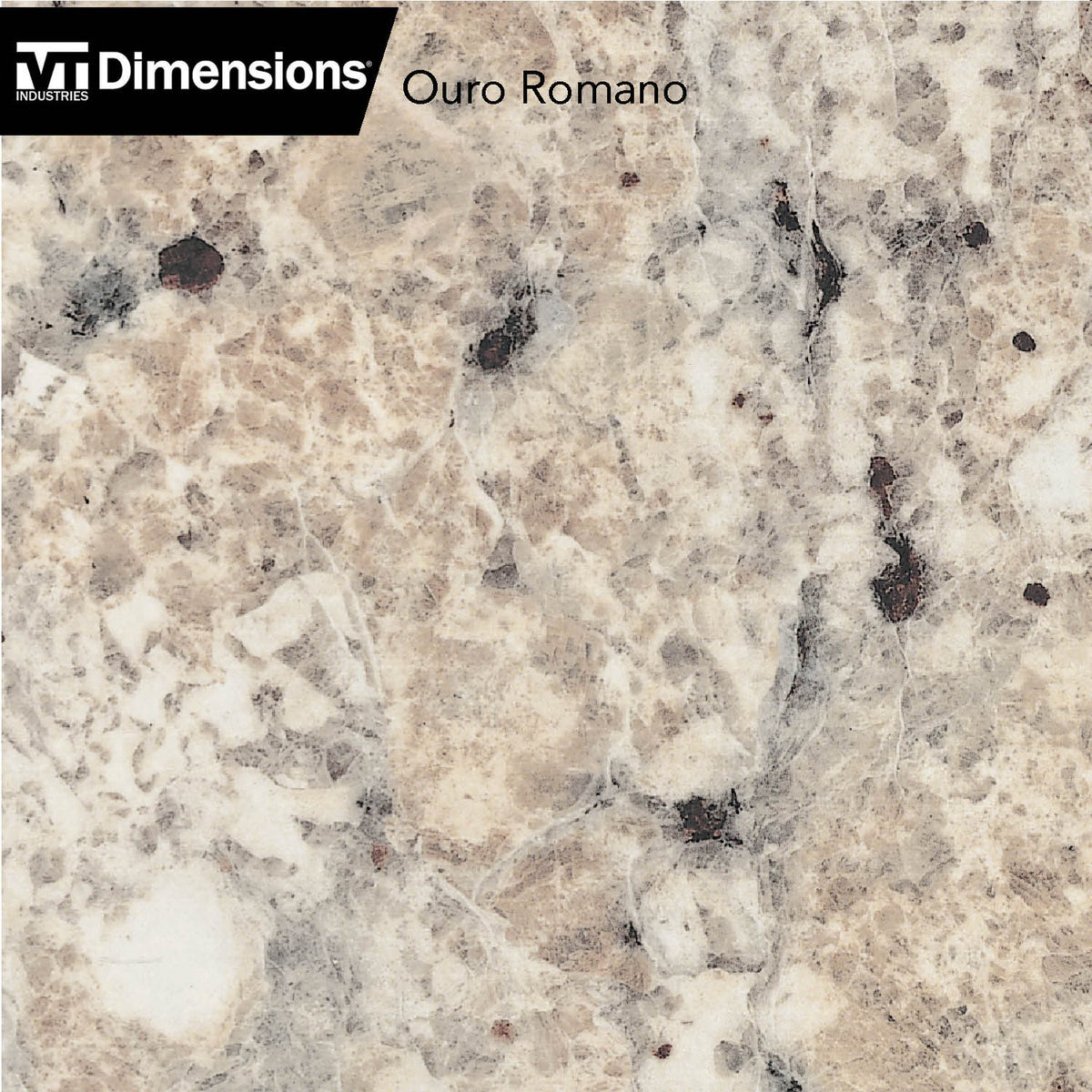 VT Dimensions Formica 10-ft Ouro Romano Etchings Straight Laminate Kitchen Countertop with Integrated Backsplash