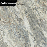 VT Dimensions Formica Radiance 10-ft x 25.25-in Cafe Azul Straight Laminate Kitchen Countertop with Integrated Backsplash