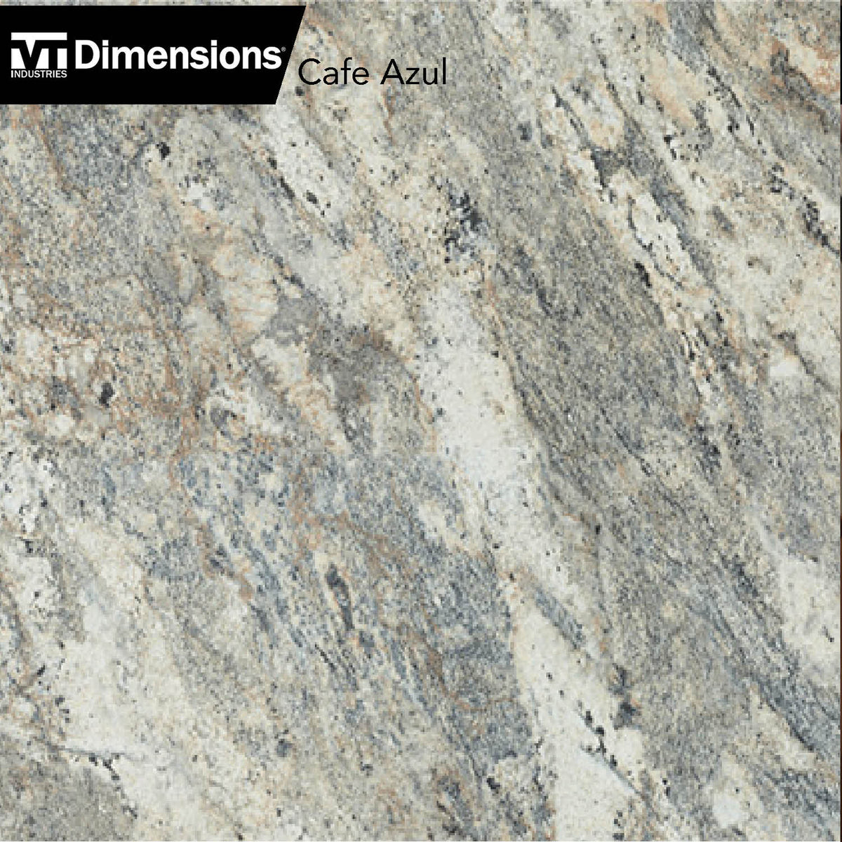 VT Dimensions Formica Radiance 10-ft x 25.25-in Straight Laminate Countertop with Integrated Backsplash - Cafe Azul 6319-RD