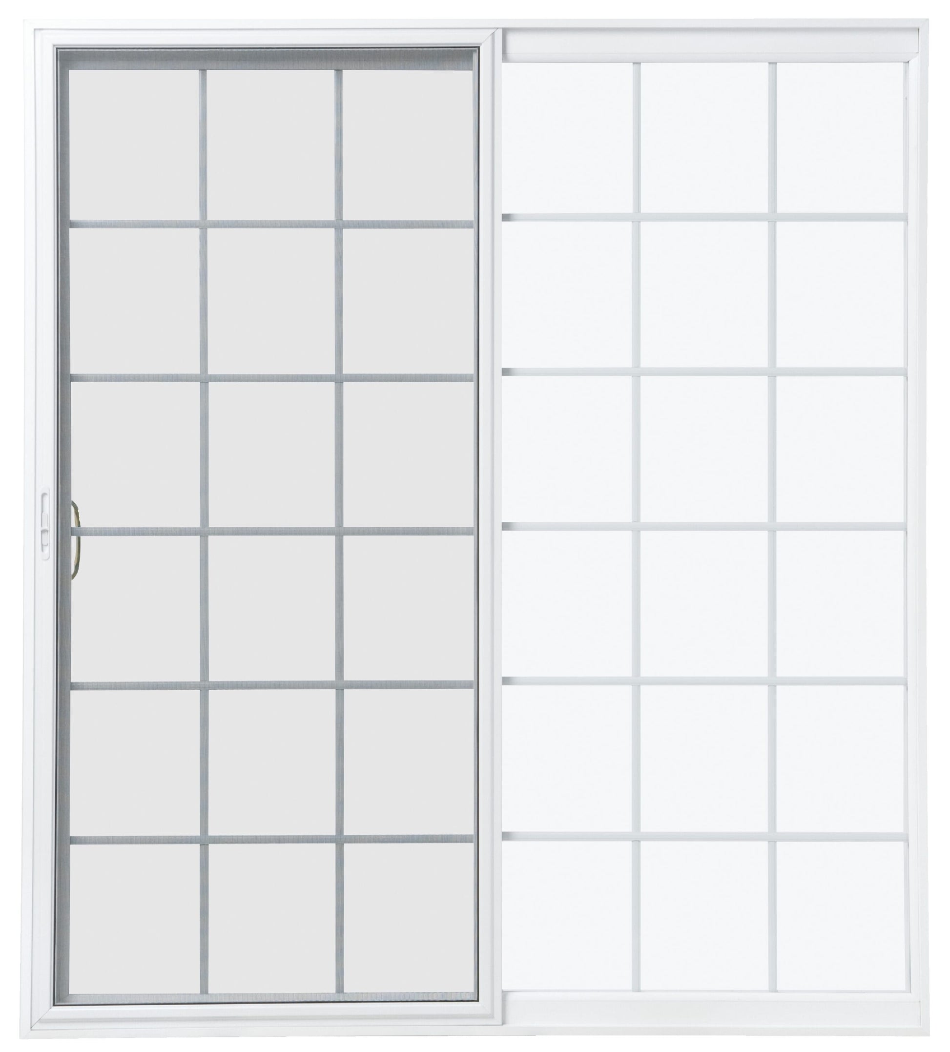 Pella 60-in x 80-in Vinyl Sliding, Universal reversible – product-only view