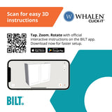 Whalen CLICK-IT Enfield 30-in W x 24-in H x 12-in D Classic White Birch Wall Ready To Assemble Plywood Cabinet (Raised Panel Shaker Door Style)