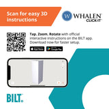 Whalen CLICK-IT Enfield 24-in W x 55.5-in H x 24-in D Classic White Birch Pantry Ready To Assemble Plywood Cabinet (Raised Panel Shaker Door Style)