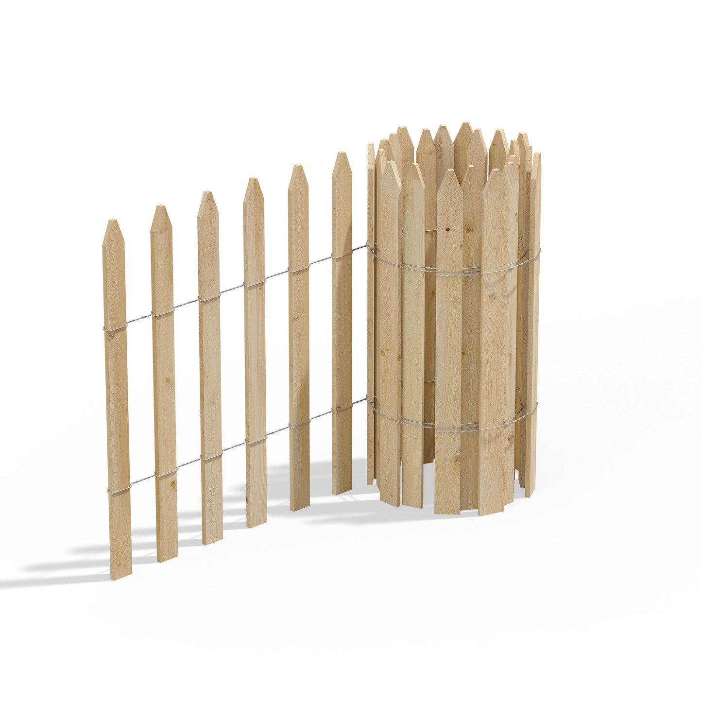 Greenes 15-ft x 2-ft Cedar Woven Wire Rolled Garden Fencing