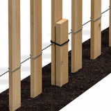 Greenes Fence 8-ft x 1.33-ft 14-Gauge White Cedar Woven Wire Rolled Fencing