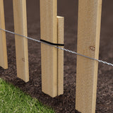 Greenes Fence 8-ft x 1.33-ft 14-Gauge White Cedar Woven Wire Rolled Fencing