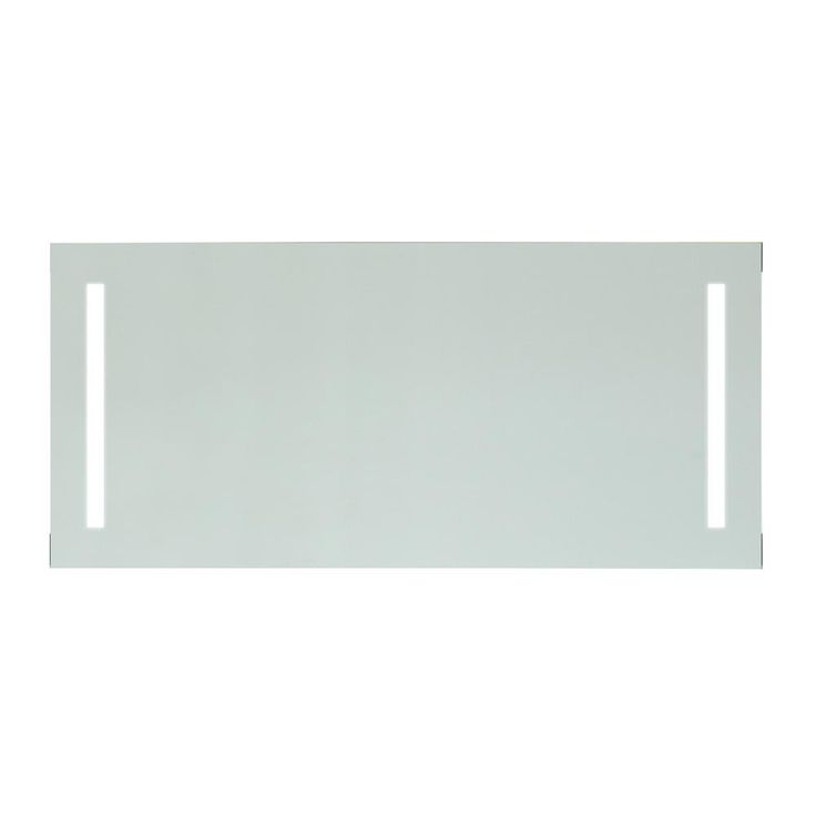 60 in. x 28 in. White LED Lighted Wall Mirror with Rock Switch