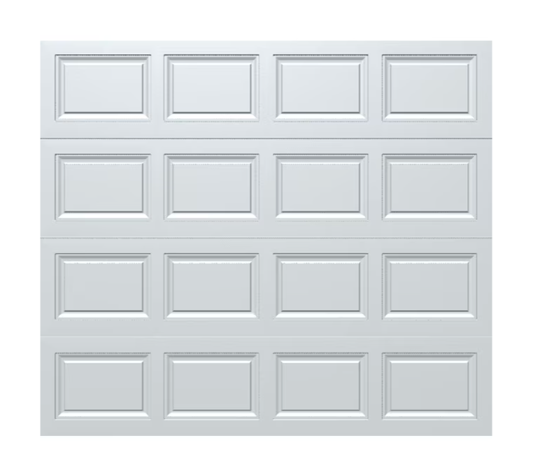 Wayne Dalton Classic Steel Model 8000 8-ft x 7-ft White Single Garage Door